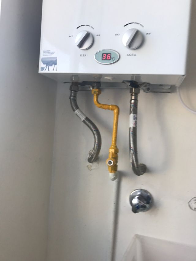 Instalación de calefont